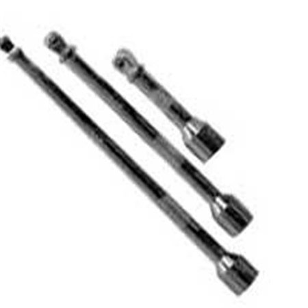 KEEN 3 Piece 1/4 Inch Wobble Socket Extension Set KE62762